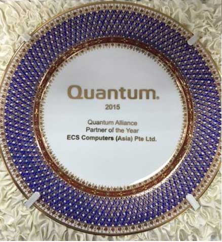 荣膺Quantum Alliance公司颁布的2015年度优秀杰出合作伙伴